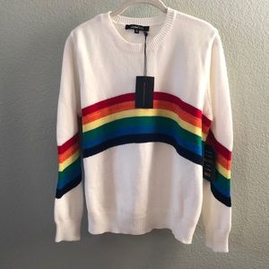 NWT Sweet Rain rainbow sweater 🌈 XL